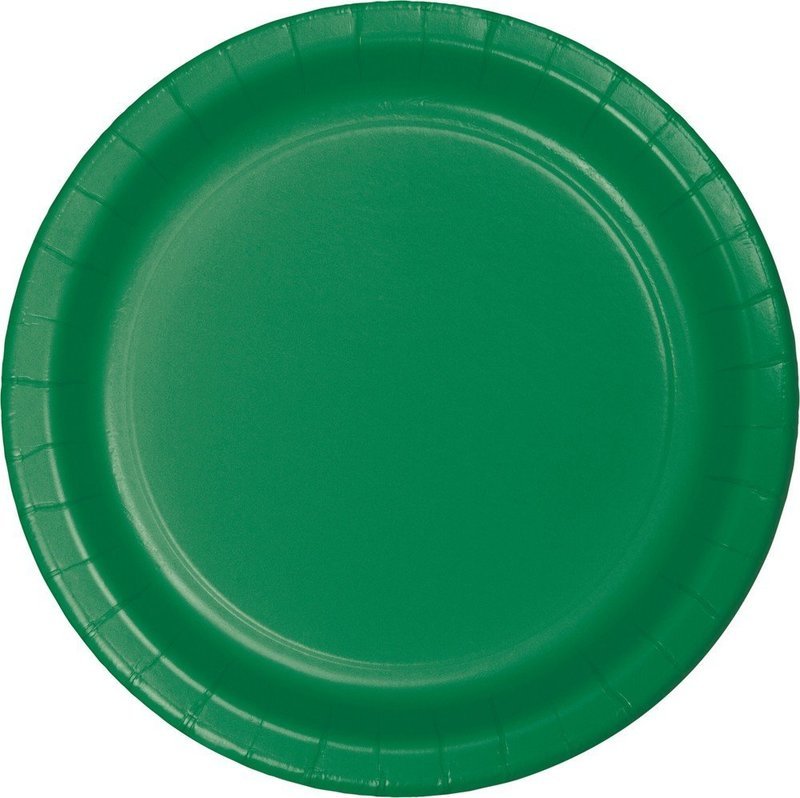 EMERALD GREEN LUNCHEON PLATE