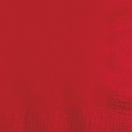 CLASSIC RED BEVERAGE NAPKIN