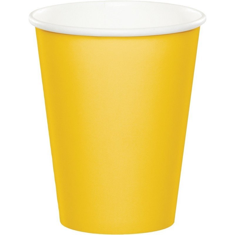 SCHOOL BUS YELLOW CUP