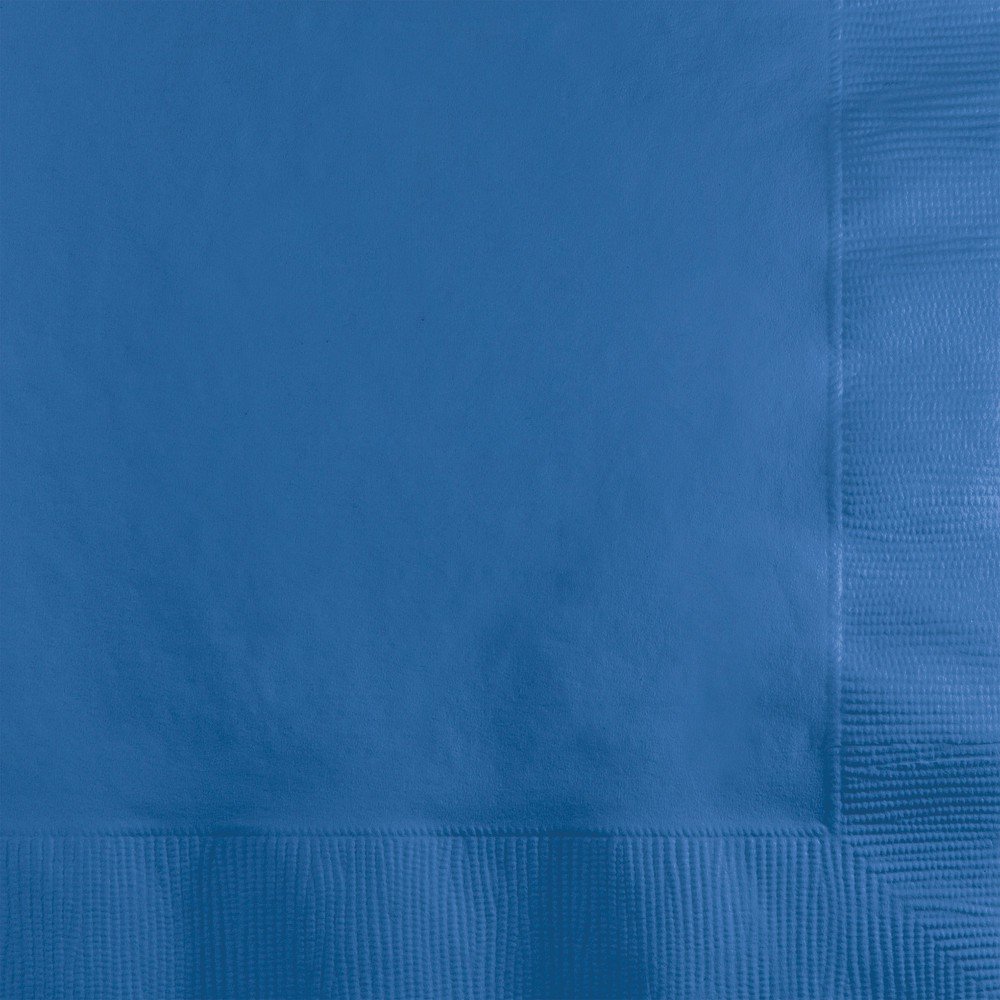 ROYAL BLUE BEVERAGE NAPKIN 