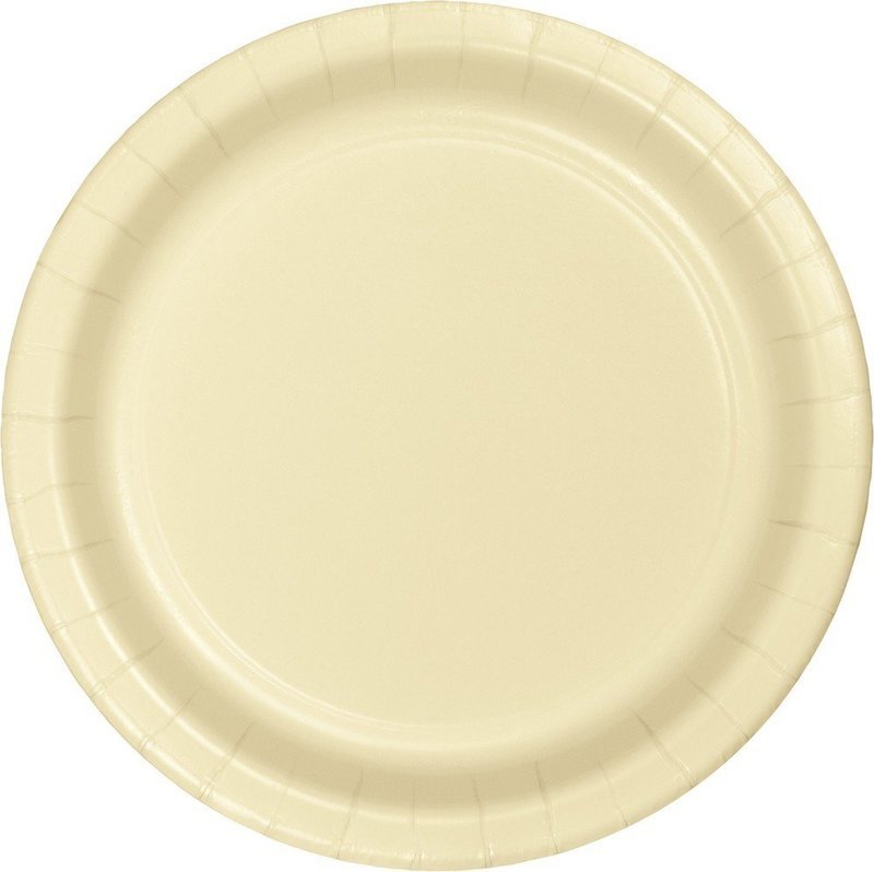 IVORY LUNCH PLATE
