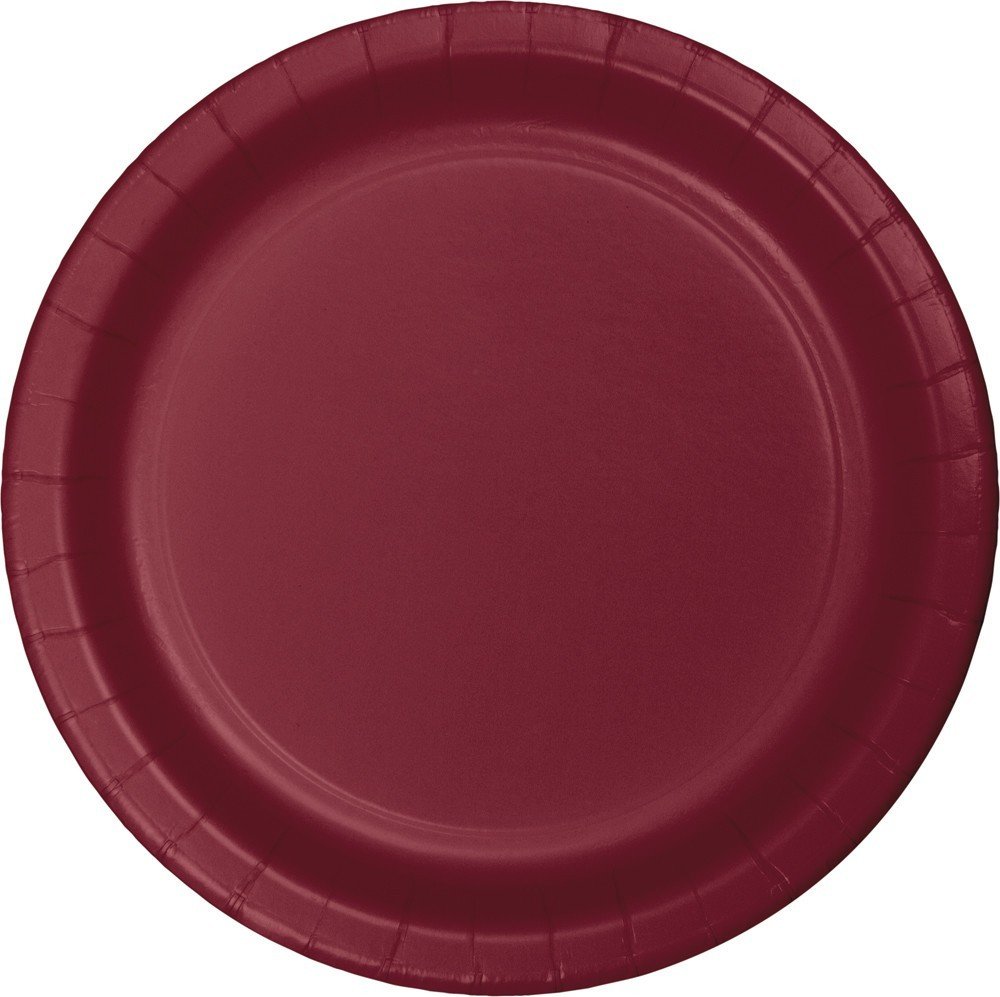 BURGANDY DESSERT PLATE