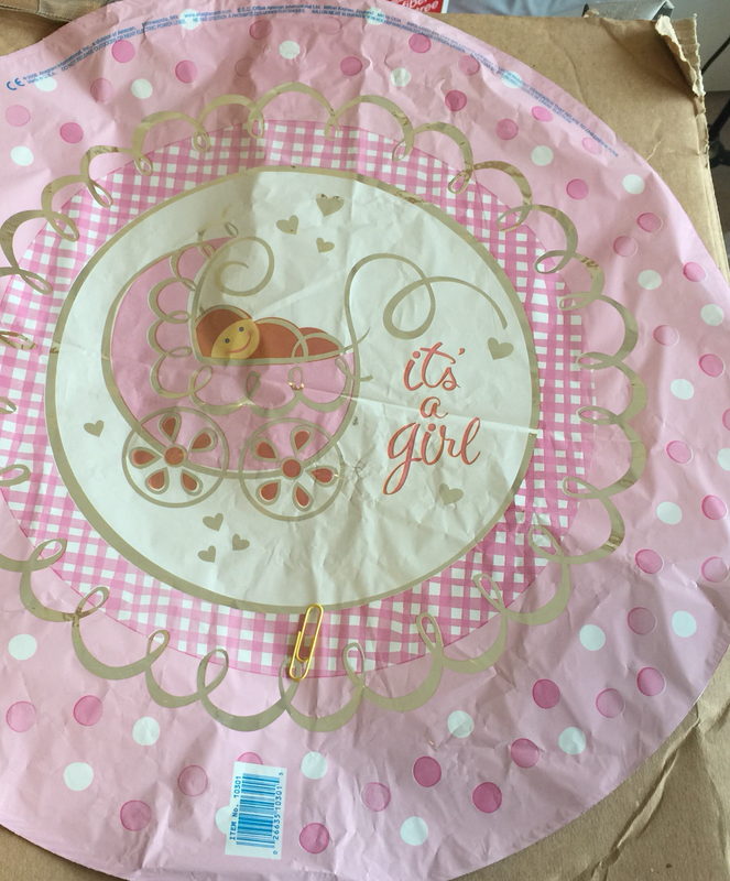 18in It’s a Girl baby carriage