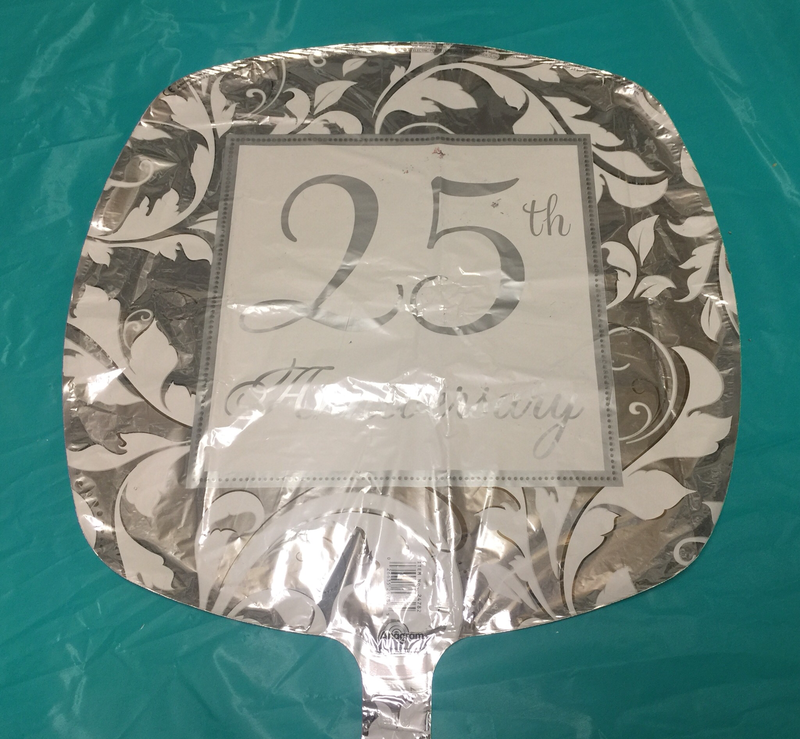 25th anniversary balloon