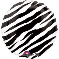18&quot; Black Zebra Stripes