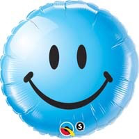 18&quot; Smile Blue Foil