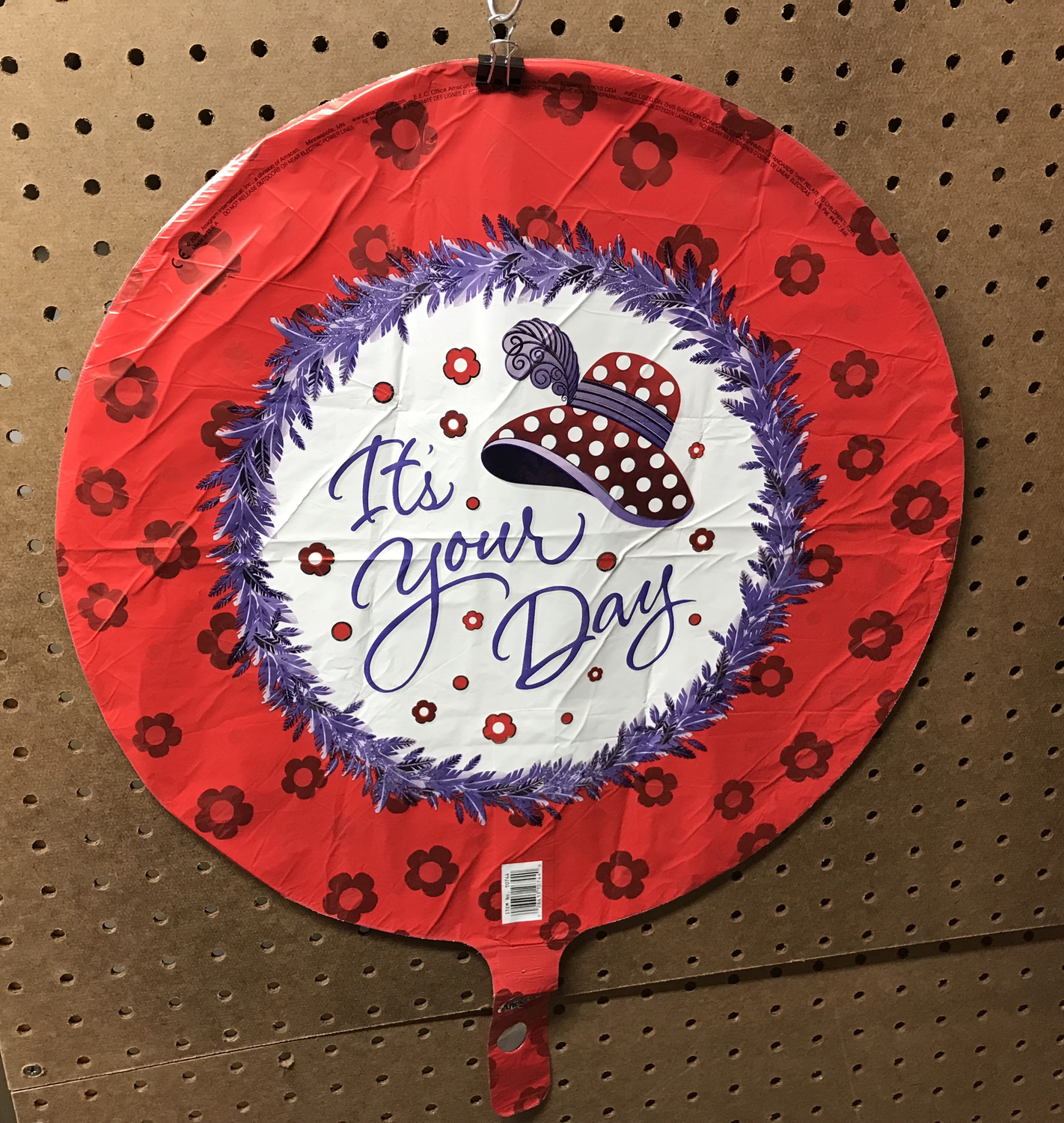 18 inch it’s your day mylar balloon