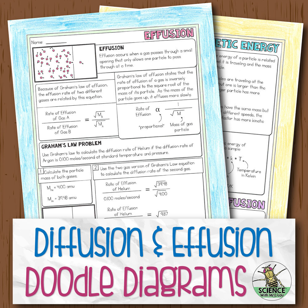 Diffusion and Effusion Diagram Notes