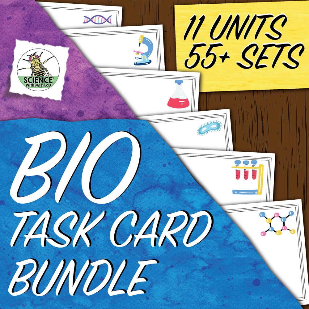 Biology Task Card Bundle