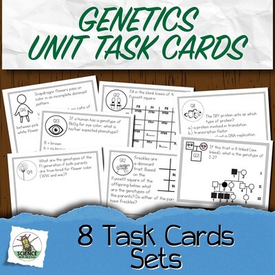 Unit 8: Genetics Task Cards