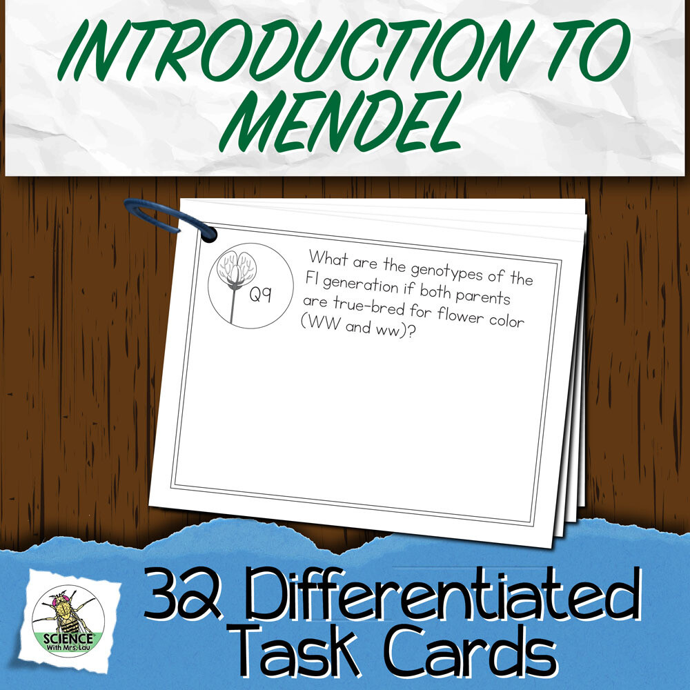 Intro to Mendel Task Cards
