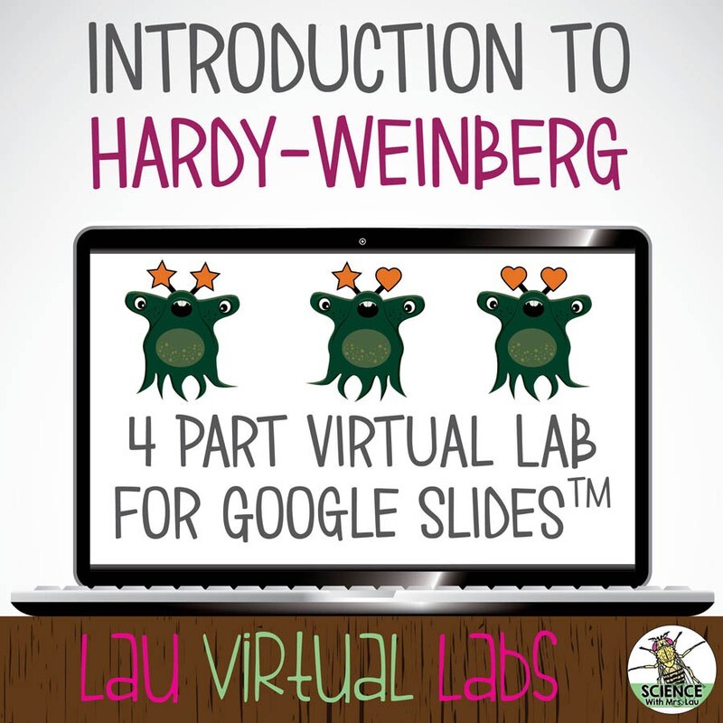 Virtual Alien Evolution Scenario made for Google Slides