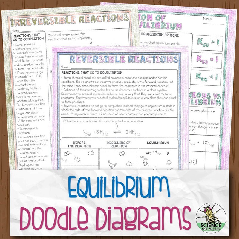 Equilibrium Doodle Diagram Notes