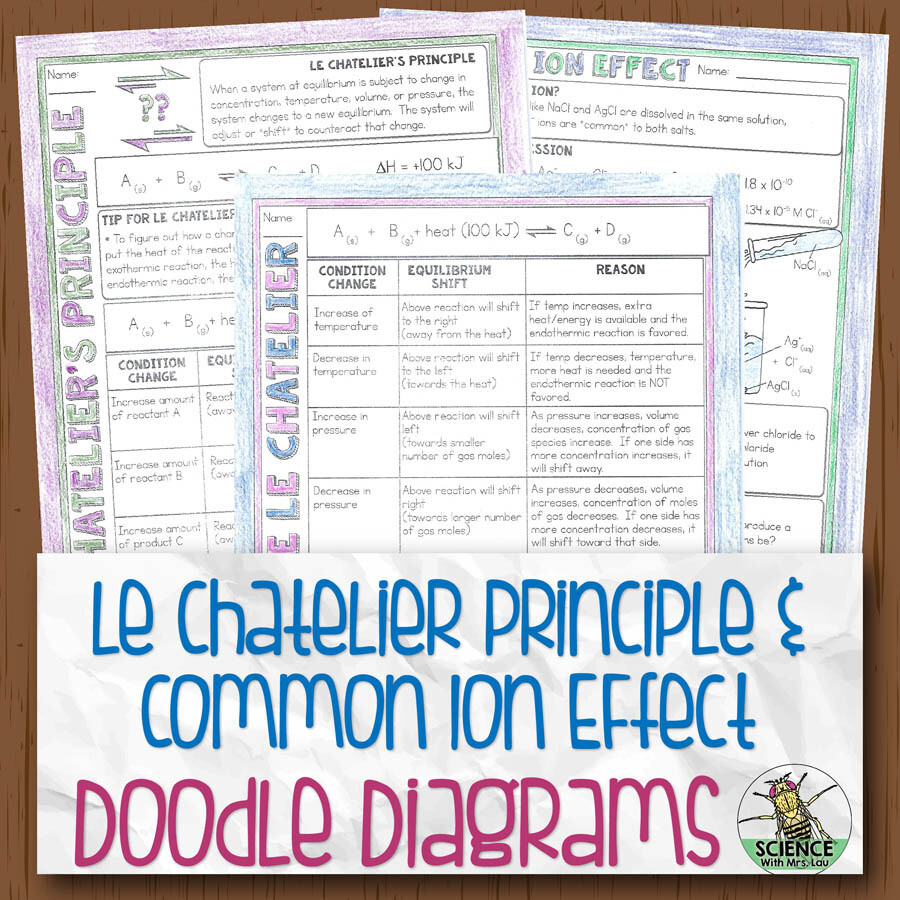 Le Chatelier Doodle Diagram Notes