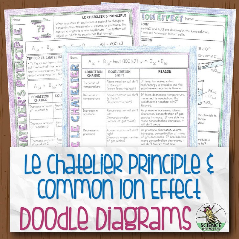 Le Chatelier Doodle Diagram Notes