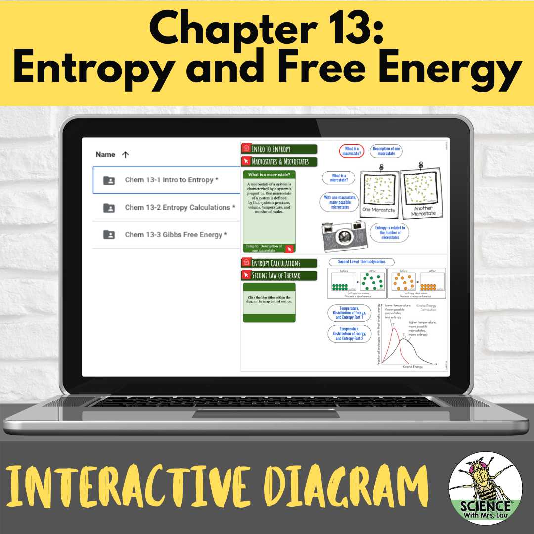 Chemistry Interactive Diagrams: Unit 13 Entropy
