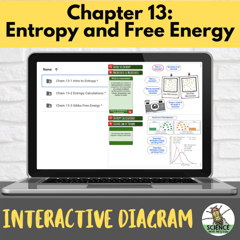 Chemistry Interactive Diagrams: Unit 13 Entropy
