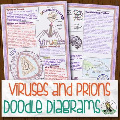 Viruses and Prions Doodle Diagrams