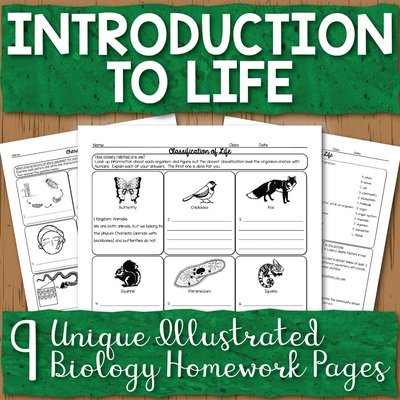 Introduction to Life Homework Unit