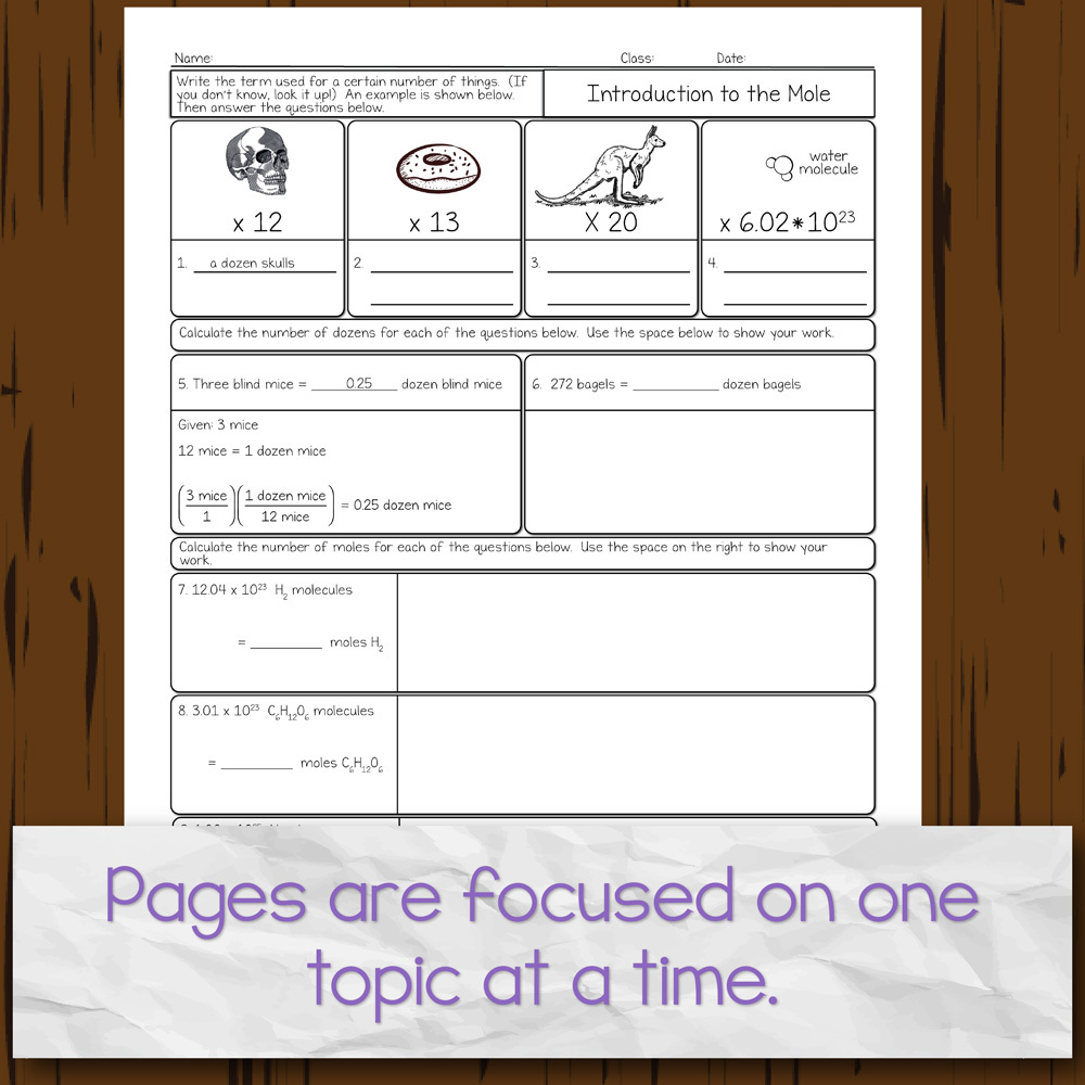 Chemistry Unit 9: Stoichiometry Homework Pages | Store - Science and Math with Mrs. Lau Chemistry Unit 9: Stoichiometry Homework Pages | Store - Science and Math with Mrs. Lau