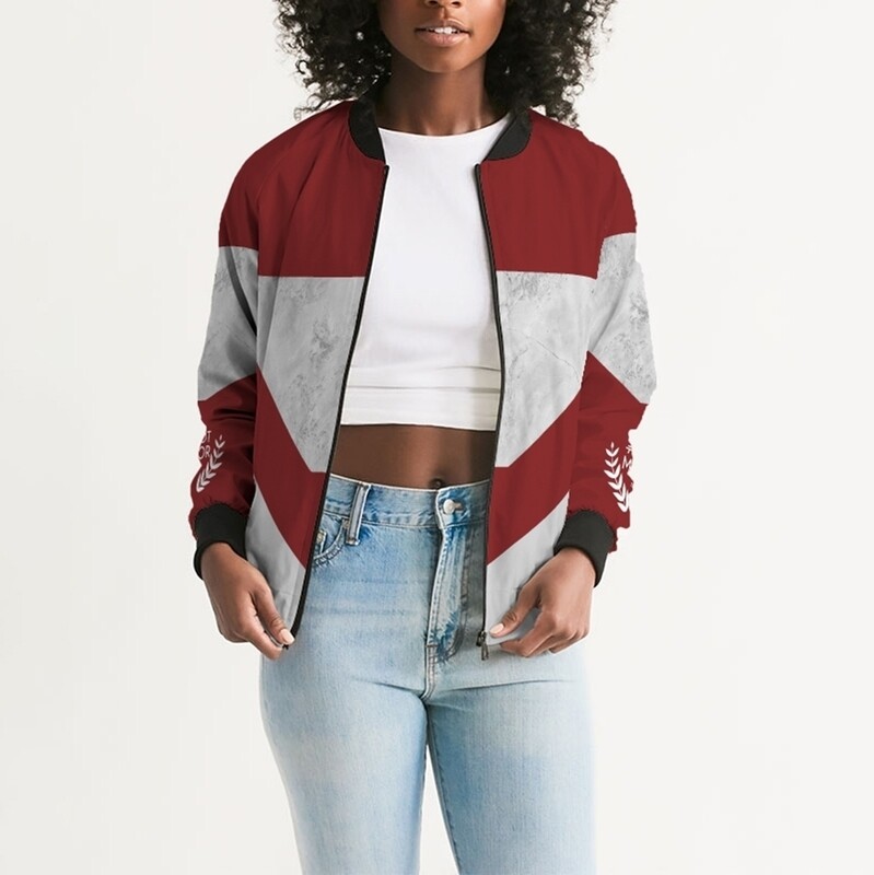 Women's A.M Club Sheila Sport Bomber Jacket Women's A.M Club Sheila Sport Bomber Jacket