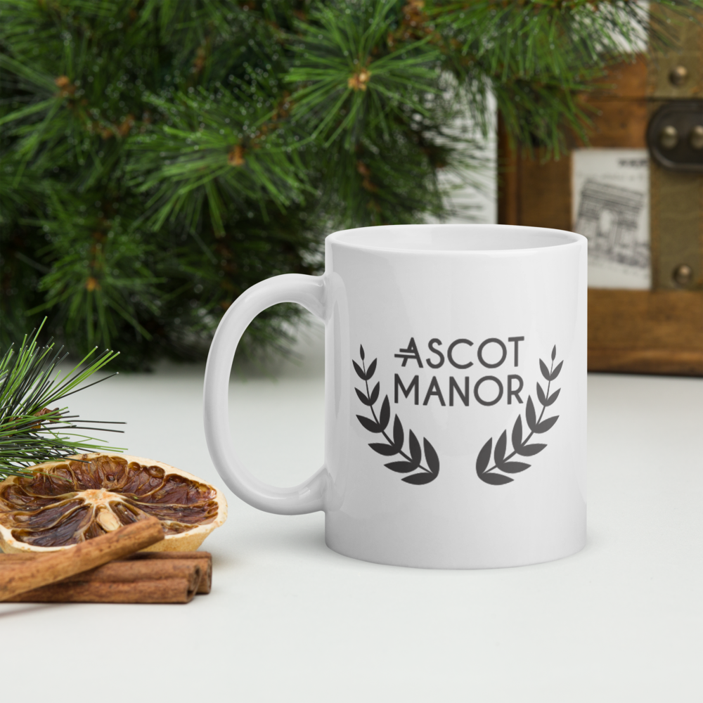 A.M Grey Winter White Mug A.M Grey Winter White Mug