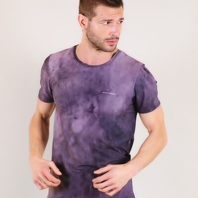 Men's A.M Grey Haze MaxiDri Tennis Shirt Men's A.M Grey Haze MaxiDri Tennis Shirt