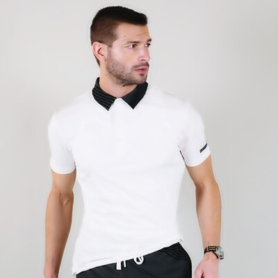Men's A.M Grey Eco Slim Fit Sport Polo Men's A.M Grey Eco Slim Fit Sport Polo