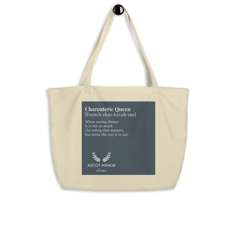 Charcuterie Queen Organic Grocery Tote