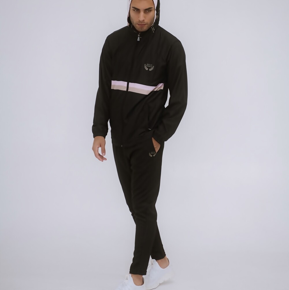 Men's Aristocrat Black Wear-Resistant Premium Joggers