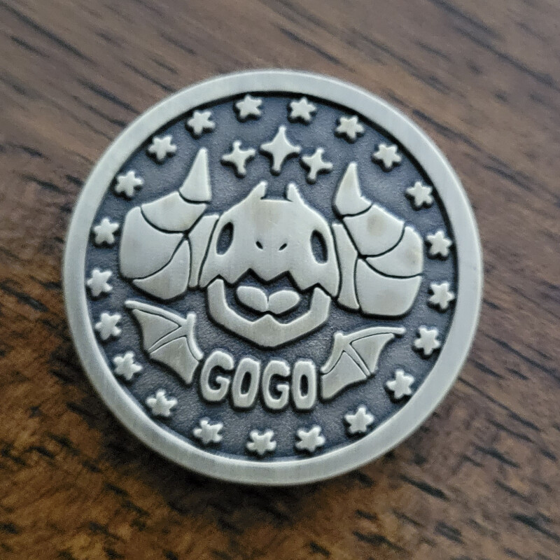 GoGo Coin, Type: Antique Bronze