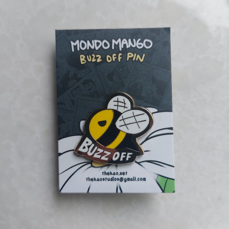 Buzz Off Pin