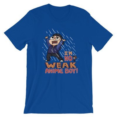 No Weak Anime Boy T-Shirt