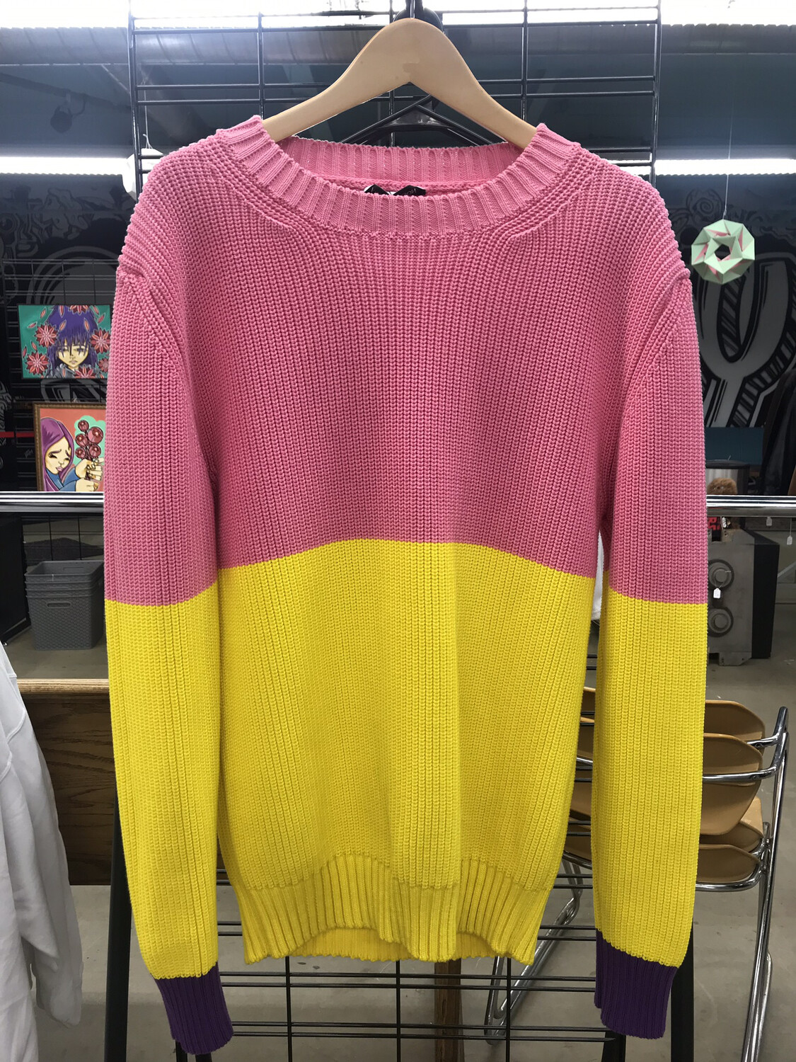 JW Anderson “Bubblegum” Tri-Colored Sweater