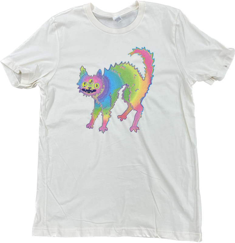 SPICY CAT T-SHIRT / NATURAL