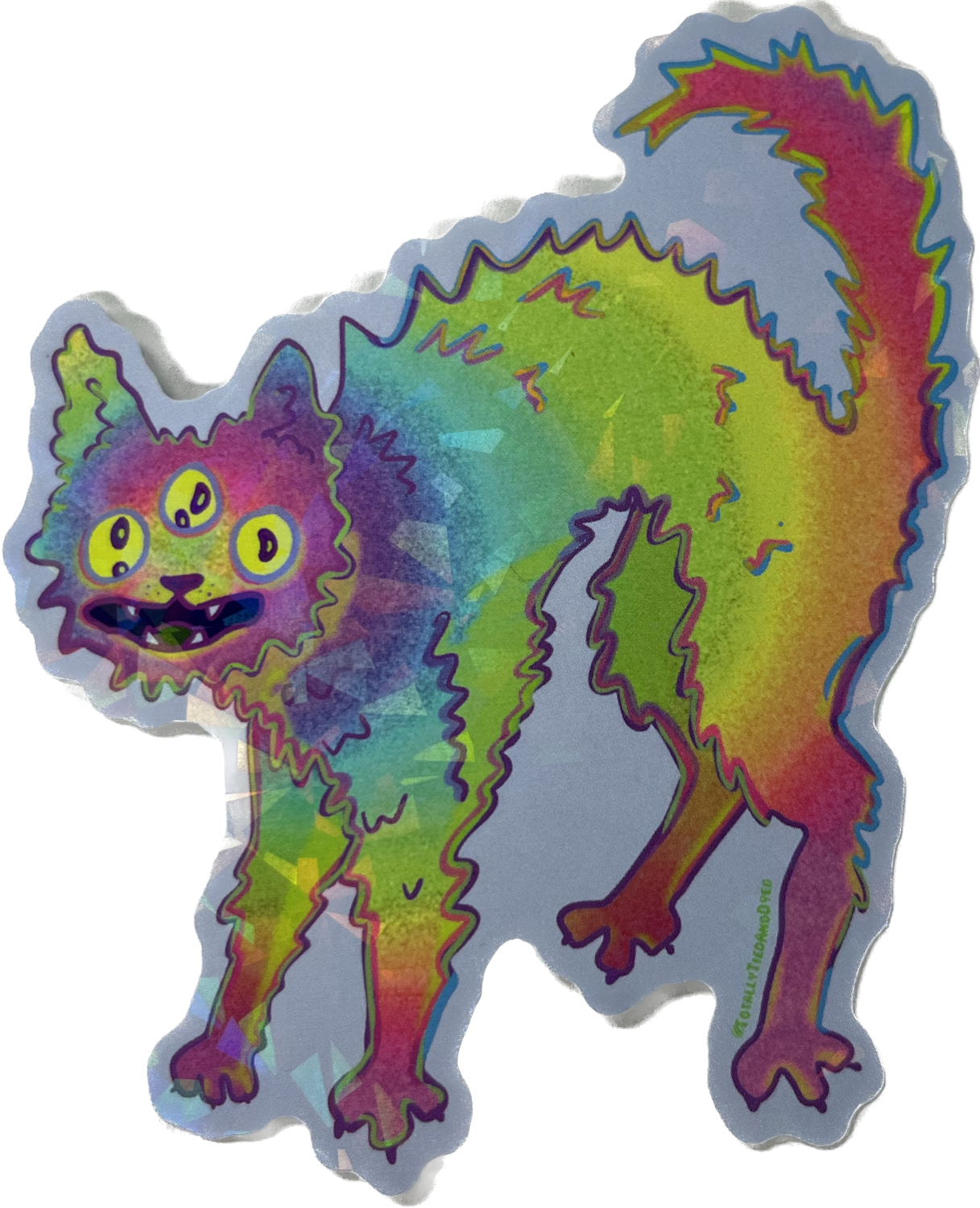 Spicy cat sticker