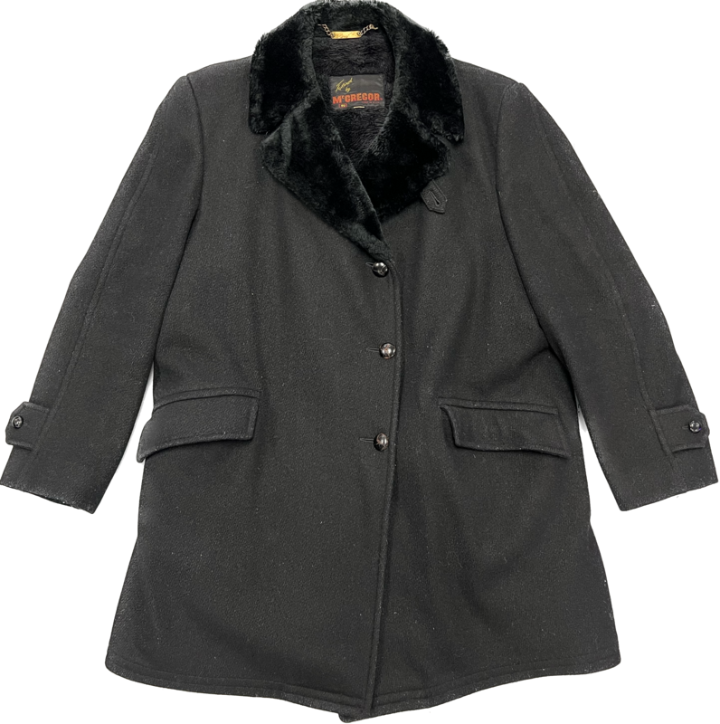 TAILORED BY MCGREGOR FUR LINED PEACOAT