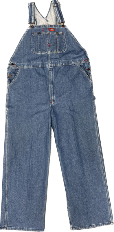 DICKIES DENIM OVERALLS