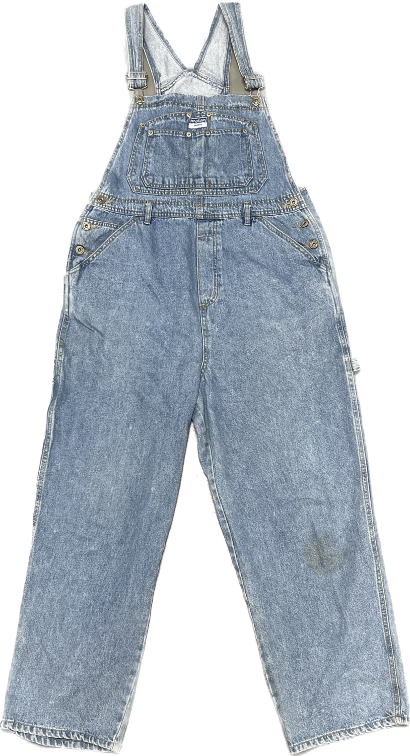 NO EXCUSES DENIM OVERALLS
