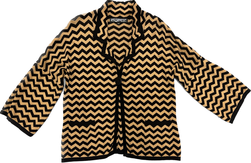 WINDRIDGE CHERYL NASH CHEVRON SWEATER
