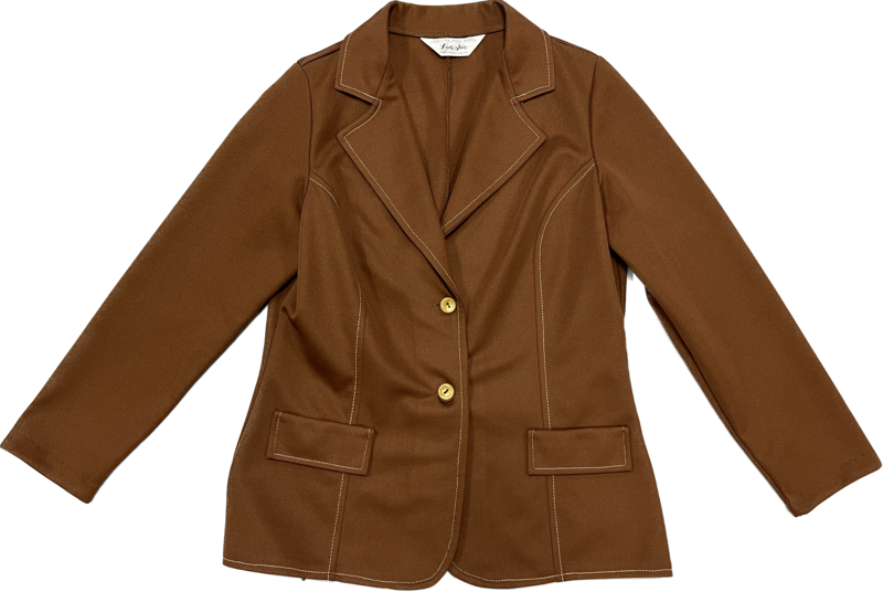 LADY BLAIR LIGHTWEIGHT BLAZER - BROWN