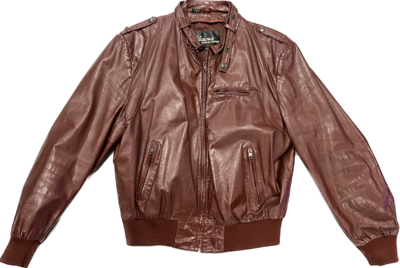 WILSONS SUEDE & LEATHER RED LEATHER JACKET