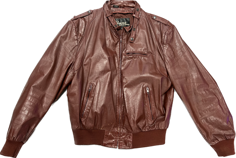 WILSONS SUEDE &amp; LEATHER RED LEATHER JACKET