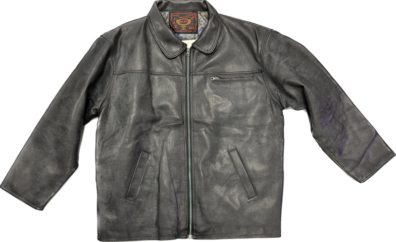 CONFEZIONI DA.PA ITALIAN LEATHER JACKET - BLACK