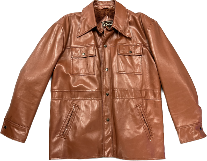 CARIBU BY BRIARCLIFF LEATHER JACKET - RED