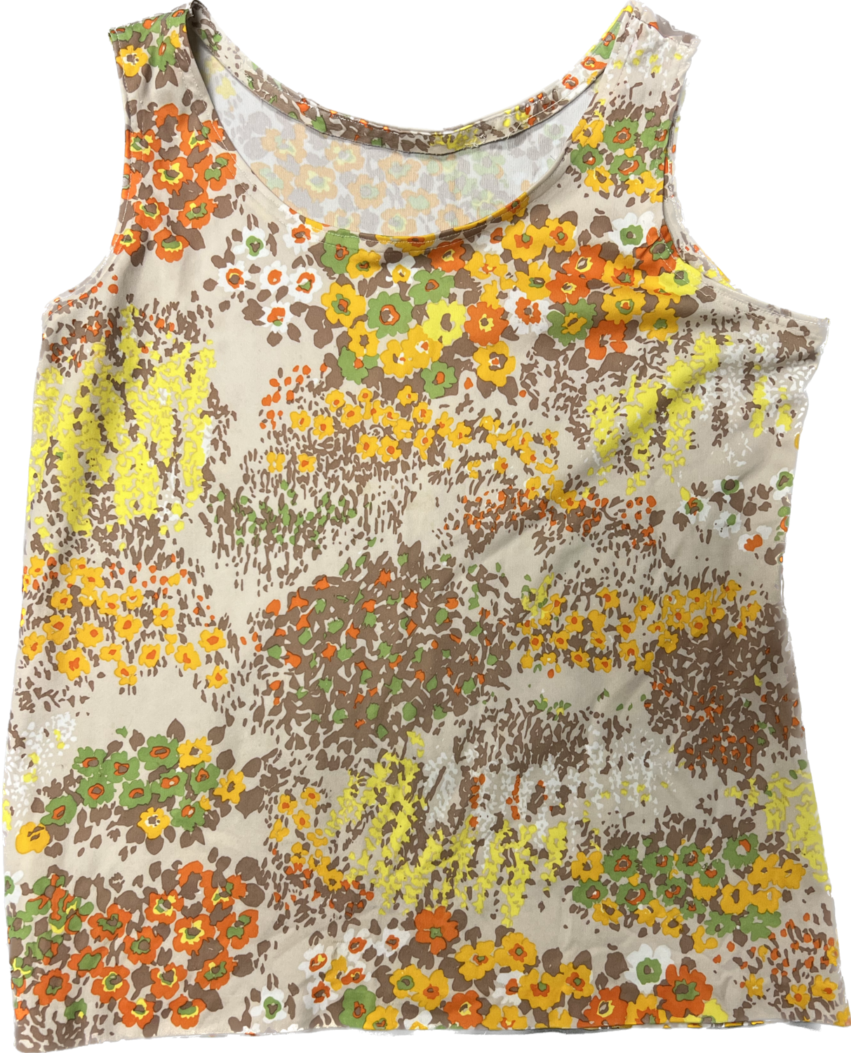 FLORAL ABSTRACT TANK TOP
