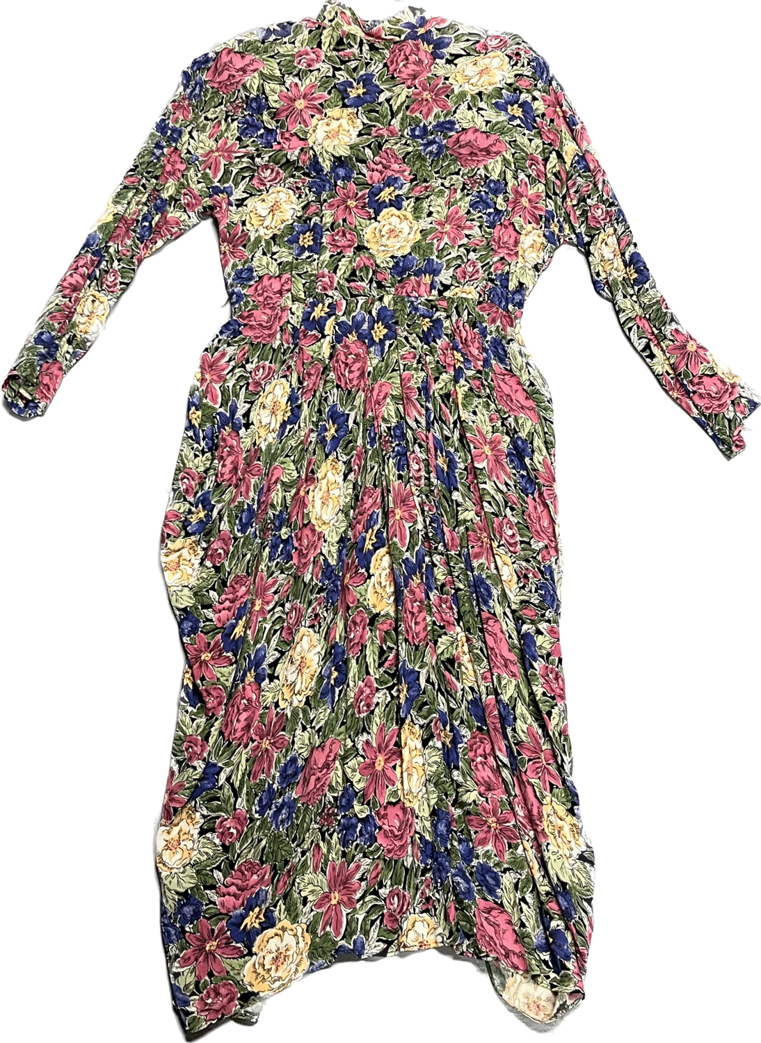 JOHN ROBERTS FLORAL LONG SLEEVE DRESS