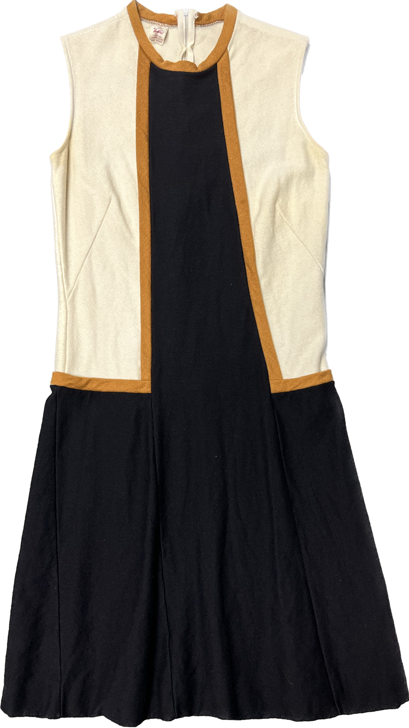 BEELING FASHIONS COLOR BLOCK SLEEVELESS DRESS