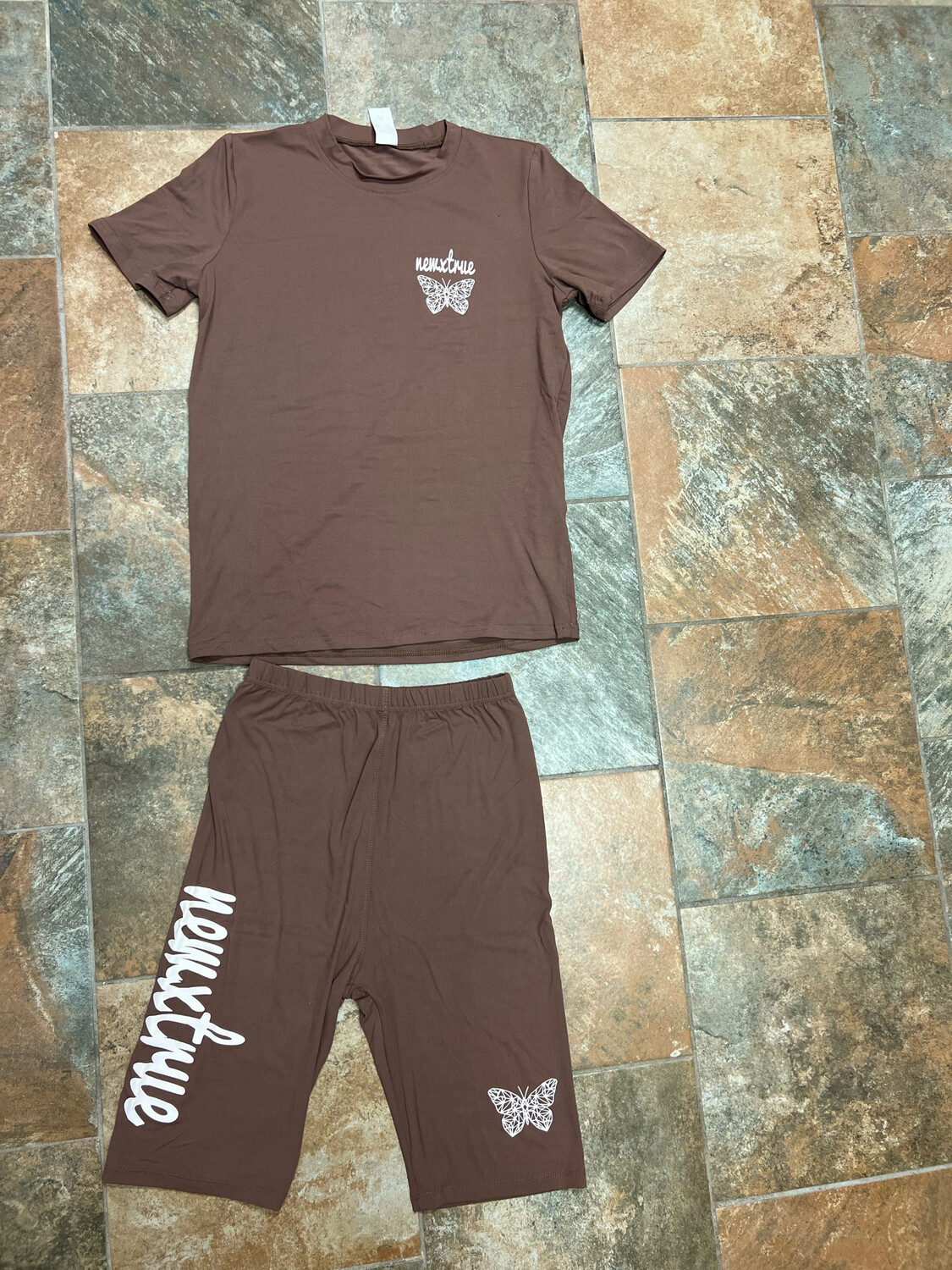 NEWxTRUE Biker Short Set