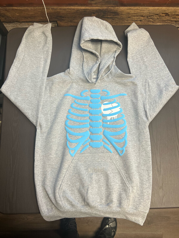Skeleton Hoodie/Its About What’s On The Inside